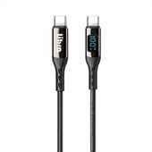 Libra | リブラ  [LBR-PDS100CC] 出力が見える！液晶付きケーブル　TYPE-C to TYPE-C　100W対応 1.2m