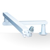 RACEN [CRC-GMCARM01WH] ゲーミングマイクアーム 「Snow Viper」 [クランプ式 /穴式 /ホワイトモデル]