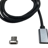 HIDISK [HD-MGTCC1001BK] マグネット式typeCケーブル [USB Type-C /PD 100W対応]