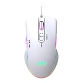 Lazos | ラソス  [L-MSG7-W] RGBゲーミングマウス 7ボタン ホワイト