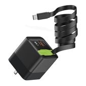 AREA | エアリア  [SD-AC65CCA] ACアダプタ ARberos エアベロス [PD65W対応  /AC充電器 /巻取り式80㎝ケーブル内蔵]