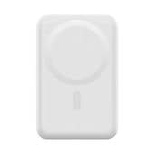 Lazos [L-MBMG10-WH] 10000mAh モバイルバッテリー マグネット式ワイヤレス充電対応 ホワイト