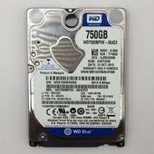 【お宝発掘市！】 WESTERNDIGITAL 2.5インチHDD 750GB WD7500BPVX [SAF06011][中古][HDD][外装：Aランク 動作：Aランク]