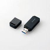 ELECOM [MR3-D011BK]USB3.0 カードリーダー 直挿しタイプ ブラック