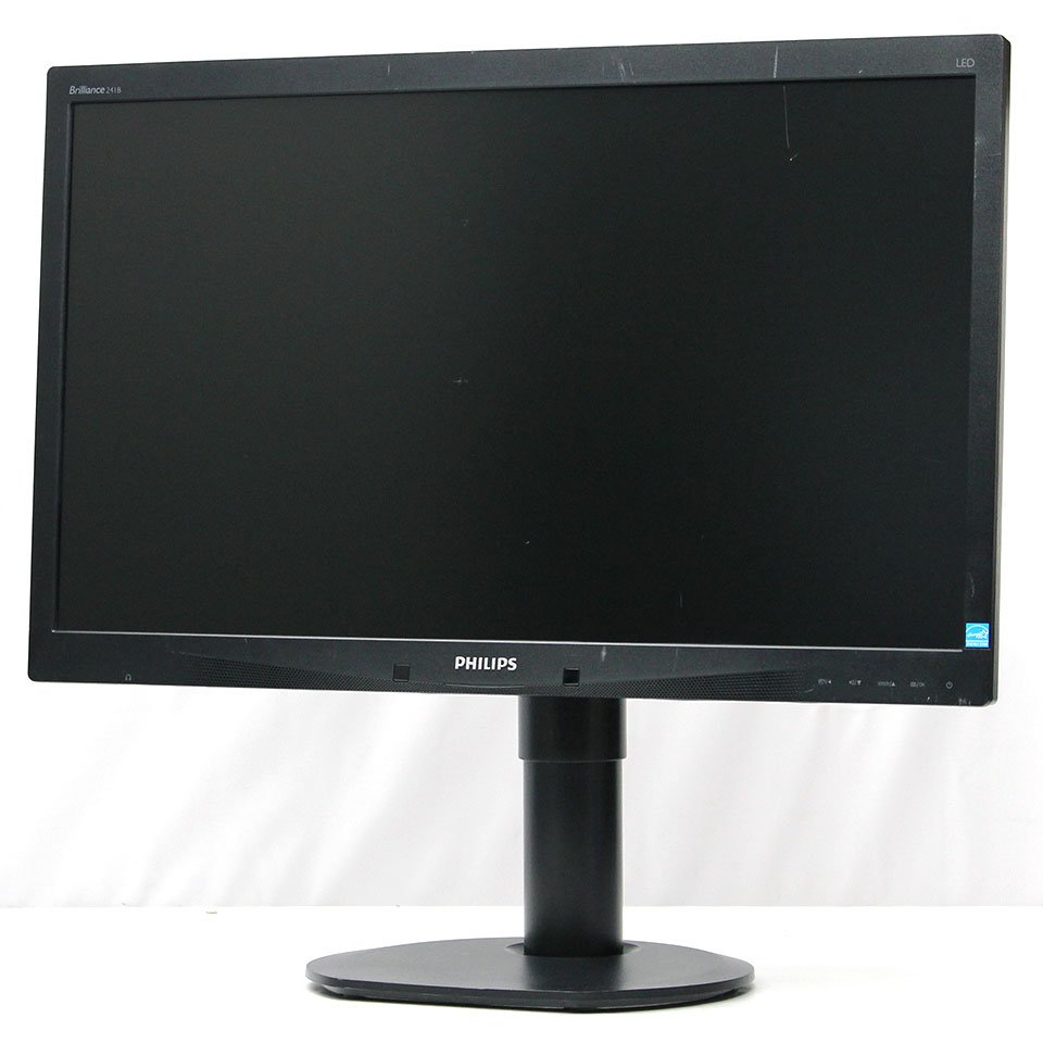 新品　PHILIPS 24インチ液晶モニター 241B4LPYCB/11　③ PHILIPS 241B4L 24インチLCD (BK) 241B4LPYCB/11[JAK25005][中古