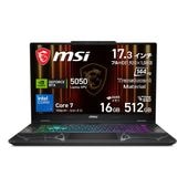 【お取り寄せ】MSI [CYBORG17B2RWEKG-6669JP]Cyborg 17 B2RW [新品ノートパソコン /17.3型 /解像度：1920 x 1080 /144Hz /Windows 11 Home /Core 7 240H /メモリ：16GB /M.2：512GB][送料無料]