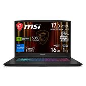 【お取り寄せ】MSI [KATANA17HXB14WEK6569JP]Katana 17 HX B14W [新品ノートパソコン /17.3型 /解像度：2560 x 1440 /240Hz /Windows 11 Home /Core i7 14650HX /メモリ：16GB /M.2：1TB][送料無料]