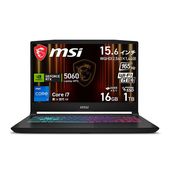 【お取り寄せ】MSI [KATANA15HXB14WFK3269JP]Katana 15 HX B14W [新品ノートパソコン /15.6型 /解像度：2560 x 1440 /165Hz /Windows 11 Home /Core i7 14650HX /メモリ：16GB /M.2：1TB][送料無料]