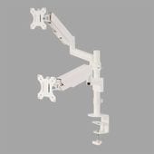 ELECOM [DPA-DL07WH] デュアルモニターアーム ホワイト