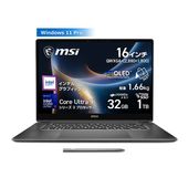 【お取り寄せ】MSI [PRESTIGE16C3MTG-2610JP]Prestige 16 Flip AI+ C3M Copilot+ PC [新品ノートパソコン /16型 /解像度：2880 x 1800 /120Hz /Windows 11 Pro /Core Ultra 9 386H /メモリ：32GB /M.2：1000GB][送料無料]