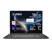 【お取り寄せ】MSI [PRESTIGE16AIC3MG2609JP]Prestige 16 AI+ C3M Copilot+ PC [新品ノートパソコン /16型 /解像度：2880 x 1800 /120Hz /Windows 11 Home /Core Ultra 7 355 /メモリ：32GB /M.2：1000GB][送料無料]