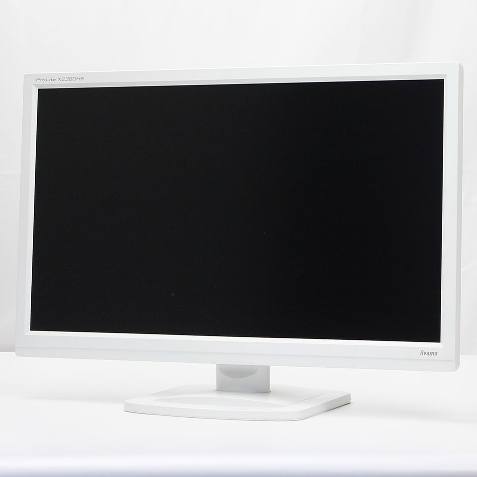 iiyama ProLite X2380HS 23インチLCD (WH) [JBD09007][中古モニター /23型 /解像度：1920 x 1080 /入力端子：VGA/DVI - D/HDMI][23インチ][画面：Cランク 外装：Bランク 動作：Aランク] 1枚目