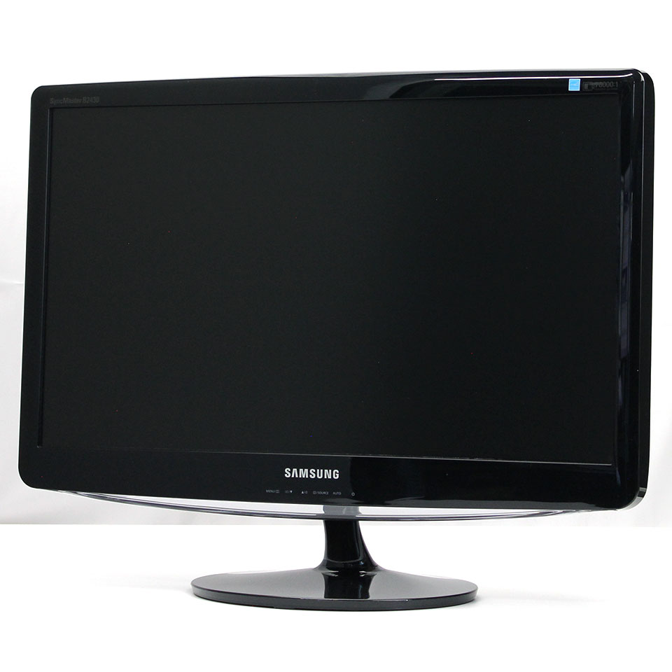 SAMSUNG SyncMaster B2430H 24インチLCD (BK) [JBE15004][中古モニター /24型 /解像度：1920 x 1080 /入力端子：VGA/DVI - D/HDMI][24インチ][画面：Cランク 外装：Bランク 動作：Aランク] 1枚目