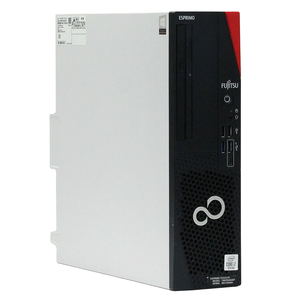 FUJITSU ESPRIMO D7010/FX FMVD5000KP [LBE30039][中古デスクトップ /Windows11 Pro /Core i7 10700 /メモリ：16GB /M.2：512GB][外装：Bランク 動作：Aランク][送料無料] 1枚目