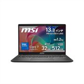 MSI Modern 13 F1MOG-5589JP [リファービッシュノートパソコン /13.3型 /解像度：1920 x 1080 /Windows11 Home /Core 7 150U /メモリ：32GB /M.2：512GB][画面：Aランク 外装：Aランク 動作：Aランク][送料無料]