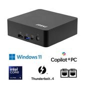 【お取り寄せ】MSI Cubi NUC AI 3MG-026JP； Copilot+ PC [新品デスクトップ /Windows 11 Pro /Core Ultra 5 322 /メモリ：16GB /M.2：512GB][送料無料]