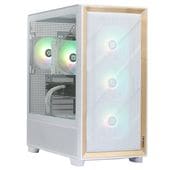 DO-MUオリジナル 魂のPC 光 ATC FLUX White RTX4070Ti [NBA01037][中古デスクトップ /Windows11 Home /AMD Ryzen7 9700X /メモリ：32GB /M.2+HDD：6000GB][外装：Aランク 動作：Aランク][送料無料]
