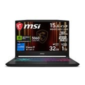 MSI Katana 15 HX B14WFK-3259JP [リファービッシュノートパソコン /15.6型 /解像度：2560 x 1440 /165Hz /Windows11 Home /Core i7 14650HX /メモリ：32GB /M.2：1000GB][画面：Aランク 外装：Aランク 動作：Aランク][送料無料]