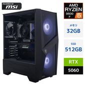 Panoplia Powered by msi R5B655060PMFD R5B655060PMFD [新品デスクトップ /Windows11 Home /AMD Ryzen5 9500F /メモリ：32GB /M.2：512GB /GeForce RTX 5060][送料無料]