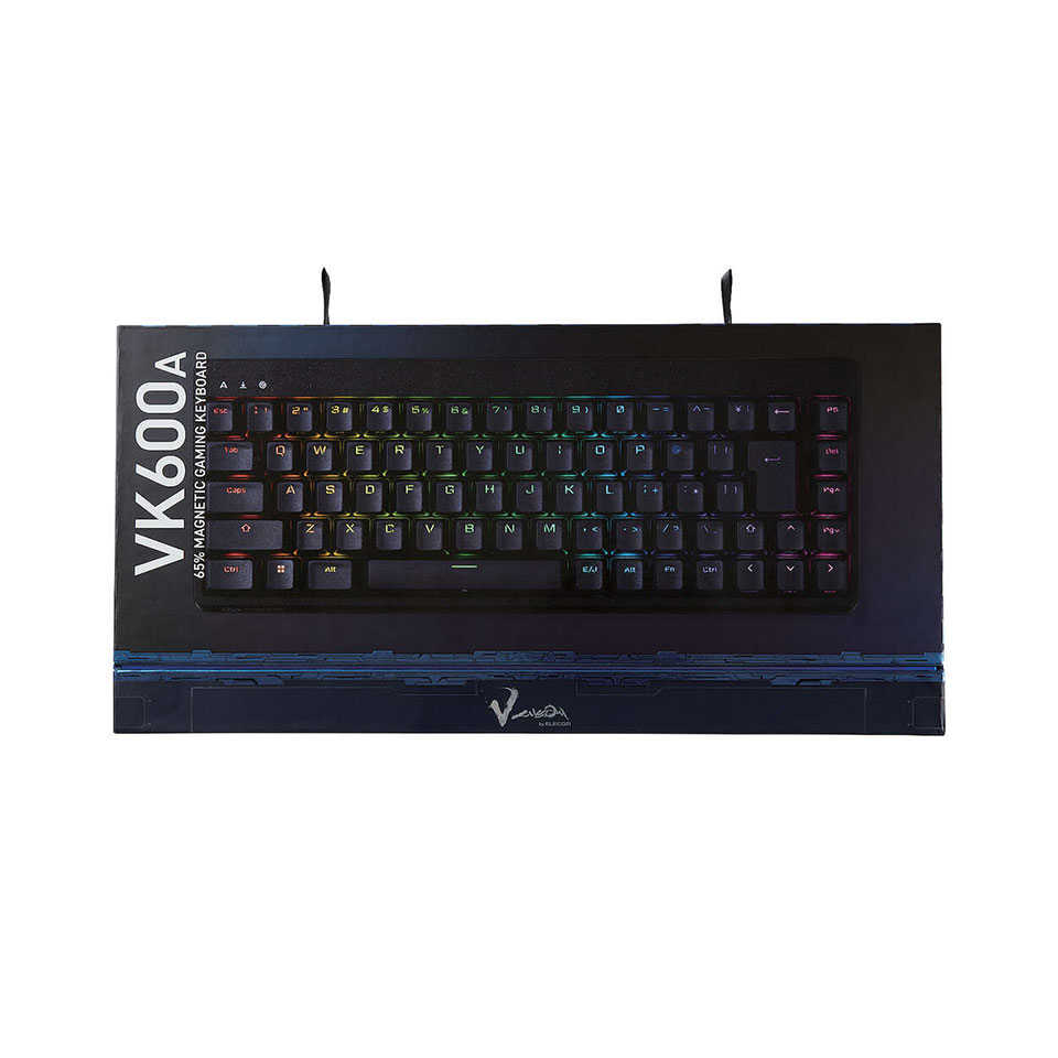 ELECOM [TK-VK600ABK]ゲーミングキーボード V custom VK600A ブラック [有線(着脱式) /テンキーレス ] 2枚目