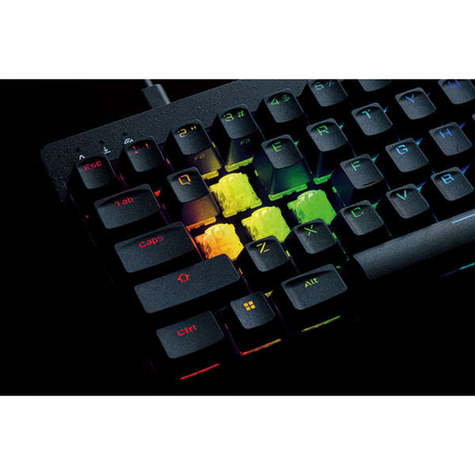 ELECOM [TK-VK600ABK]ゲーミングキーボード V custom VK600A ブラック [有線(着脱式) /テンキーレス ] 6枚目