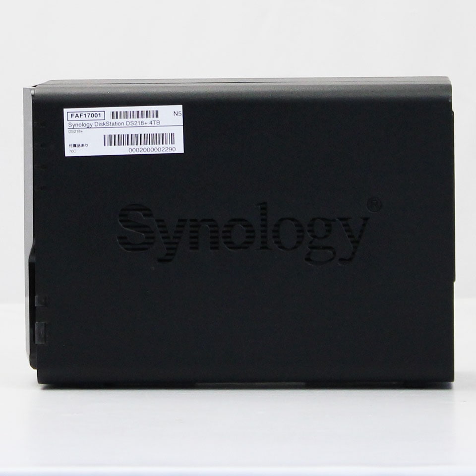 Synology DiskStation DS218+ 4TB DS218+ [FAF17001][中古][NAS][外装