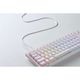 ELECOM [TK-VK600AWH]ゲーミングキーボード V custom VK600A ホワイト [有線(着脱式) /テンキーレス ]