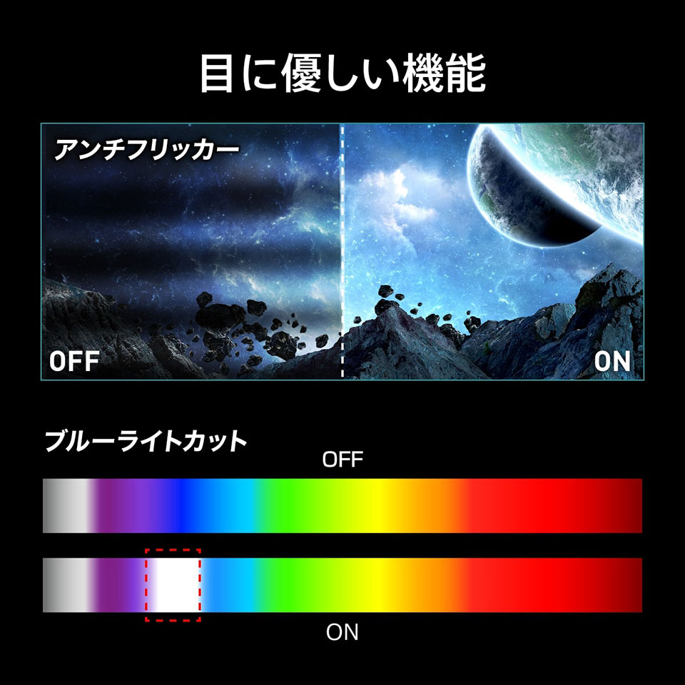 MSI [MAG-242F] 23.8インチ 200Hz IPS FHDゲーミングモニター [1920 x 1080 (200Hz) /HDMI2.0b /Displayport1.2a] 8枚目