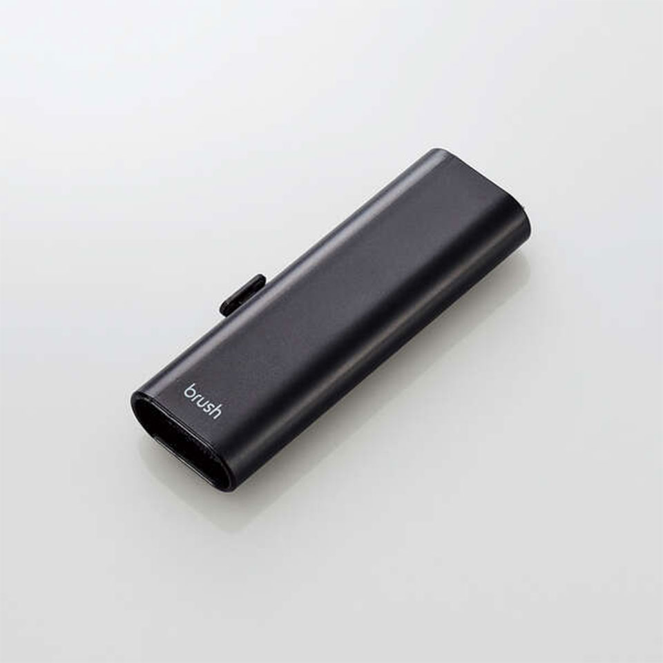 ELECOM [KBR-017AS]除電クリーニングブラシ＆クロス 2枚目