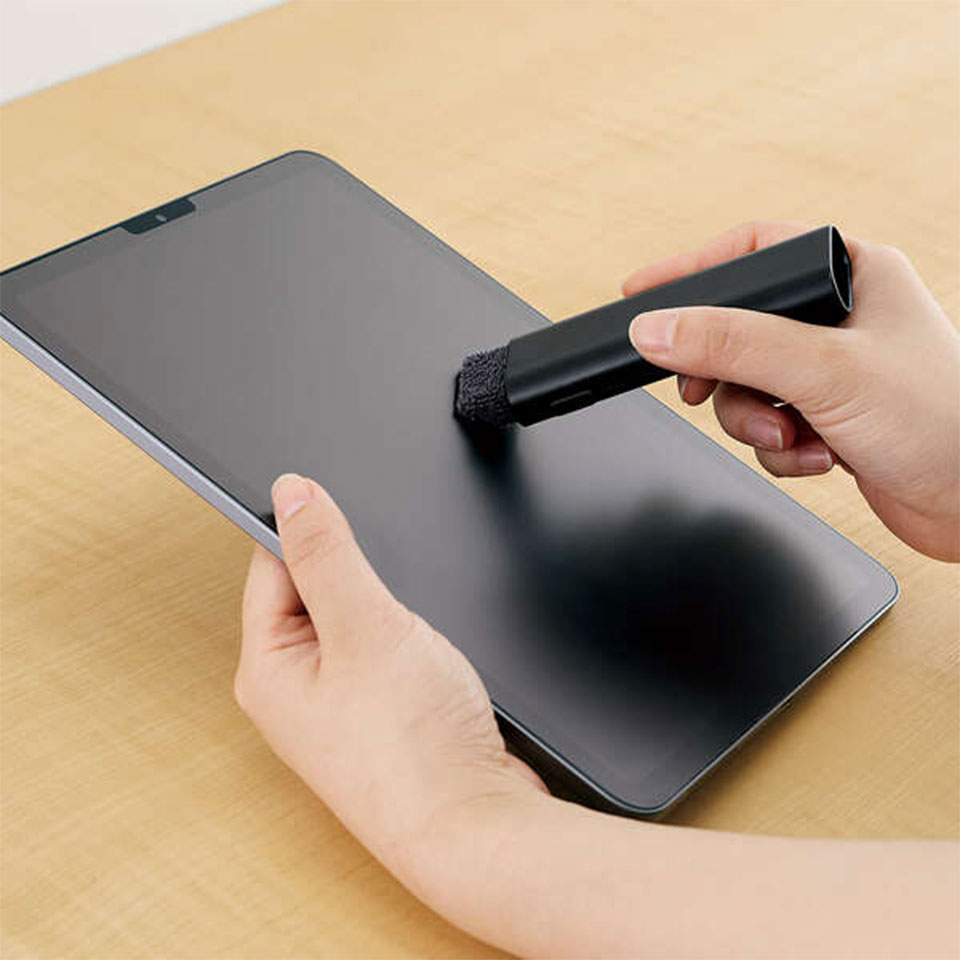 ELECOM [KBR-017AS]除電クリーニングブラシ＆クロス 10枚目