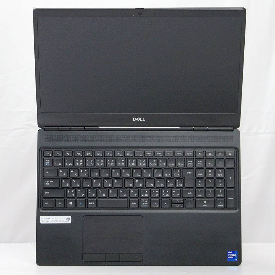 DELL Precision 7560 P93F002 [ZBA07006][中古ノートパソコン /15.6型 /解像度：1920 x 1080 /Windows11 Pro /Core i7 11850H /メモリ：32GB /M.2：1000GB /NVIDIA T1200][画面：Aランク 外装：Cランク 動作：Aランク][送料無料] 5枚目