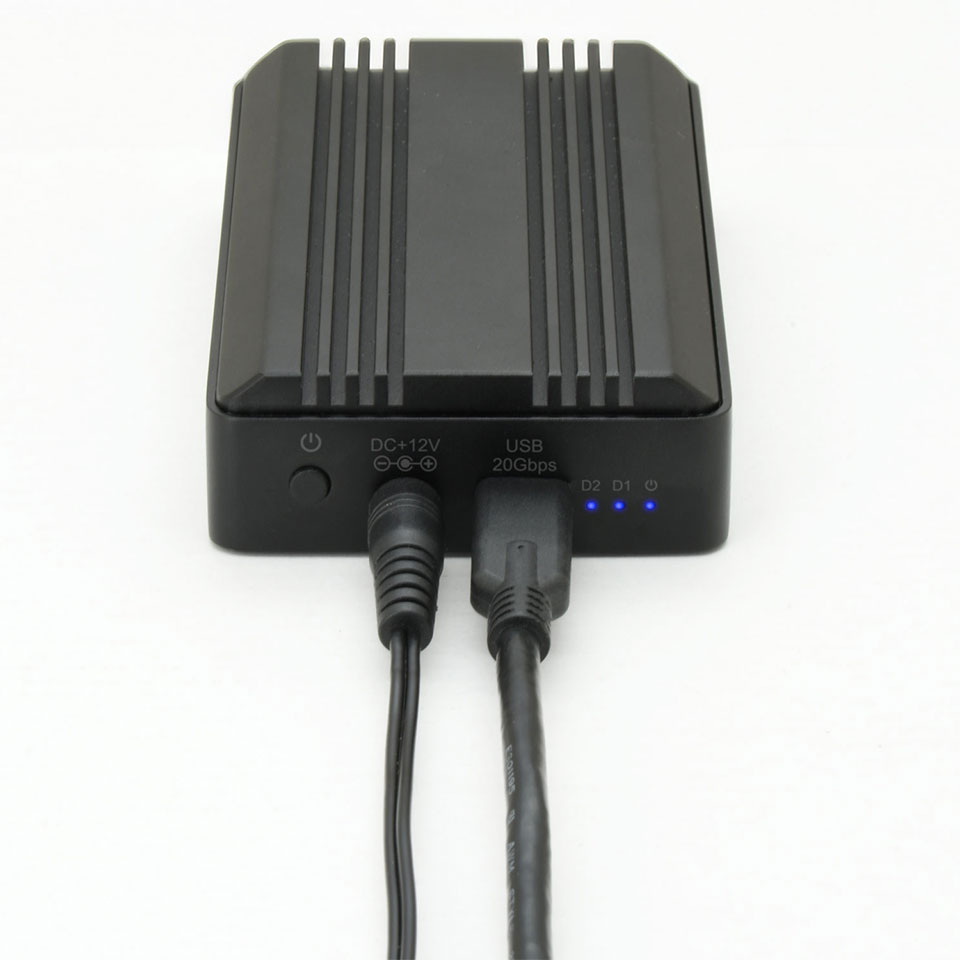 CENTURY [CRBM2NU20G] 裸族のRAIDベース USB20G 8枚目