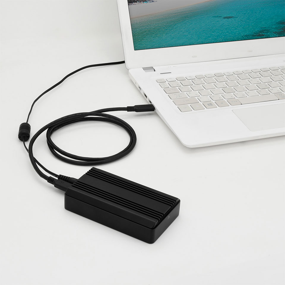 CENTURY [CRBM2NU20G] 裸族のRAIDベース USB20G 9枚目