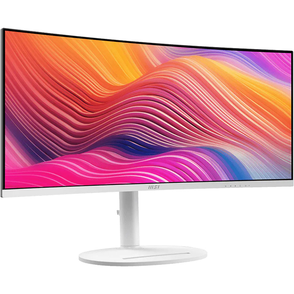 【お取り寄せ】MSI [MODERN-MD342CQPW] 34インチ 120Hz UWQHD  湾曲モニター [3440 x 1440 (120Hz) /HDMI2.0b /Displayport1.4a /USB Type-C] 2枚目