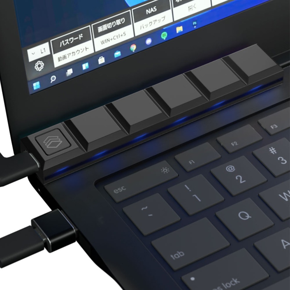 AREA | エアリア SD-TOUCHBAR-BK センサー式ショートカットキー　ブラック[新品/USB接続/5ボタン] 5枚目