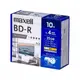 maxell BD-R データ＆デジタルハイビジョン録画用 25GB 1-4倍速 ワイドホワイトレーベル 10枚スリムケース (BRV25WPG.10S) [送料無料] 