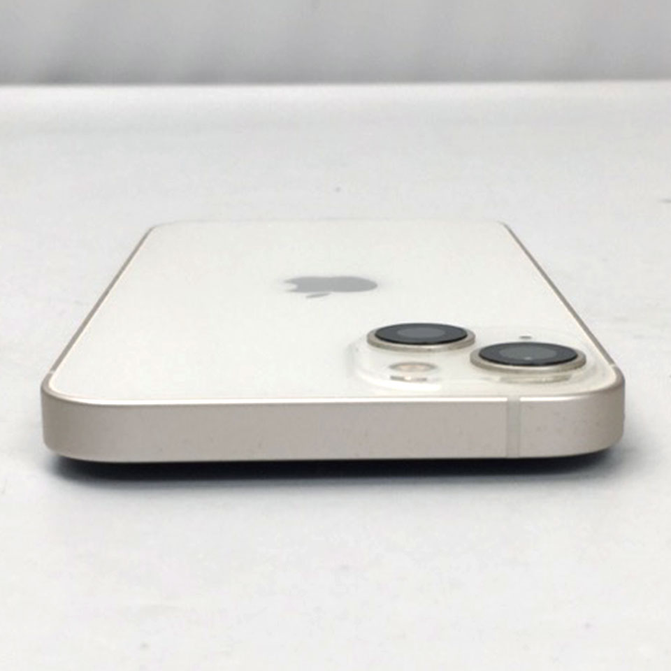 Apple | アップル SIMフリー iPhone 13 128GB スターライト MLND3J/A (A2631) [KAB20004][中古] [iOS 18.6.2 / 発売時期：2021年～/ iPhone][画面：Aランク 外装：Bランク 動作：Aランク]【セール中の商品】 3枚目