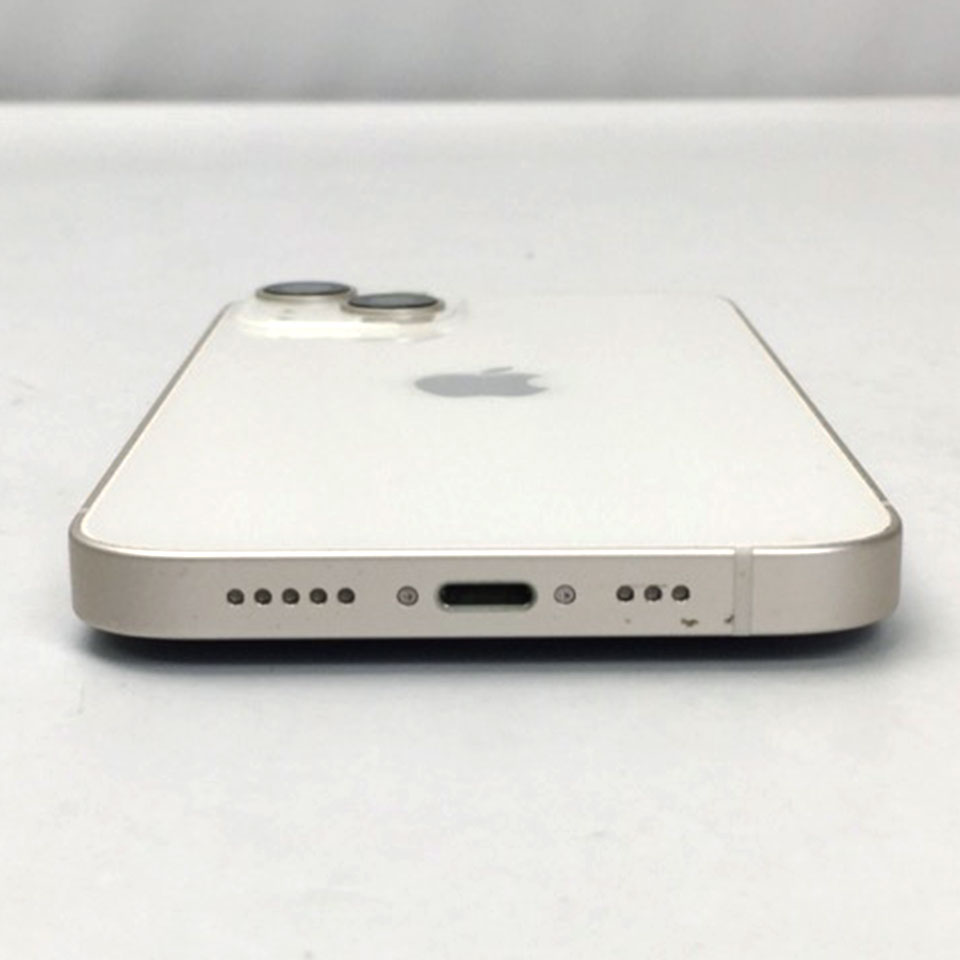 Apple | アップル SIMフリー iPhone 13 128GB スターライト MLND3J/A (A2631) [KAB20004][中古] [iOS 18.6.2 / 発売時期：2021年～/ iPhone][画面：Aランク 外装：Bランク 動作：Aランク]【セール中の商品】 4枚目