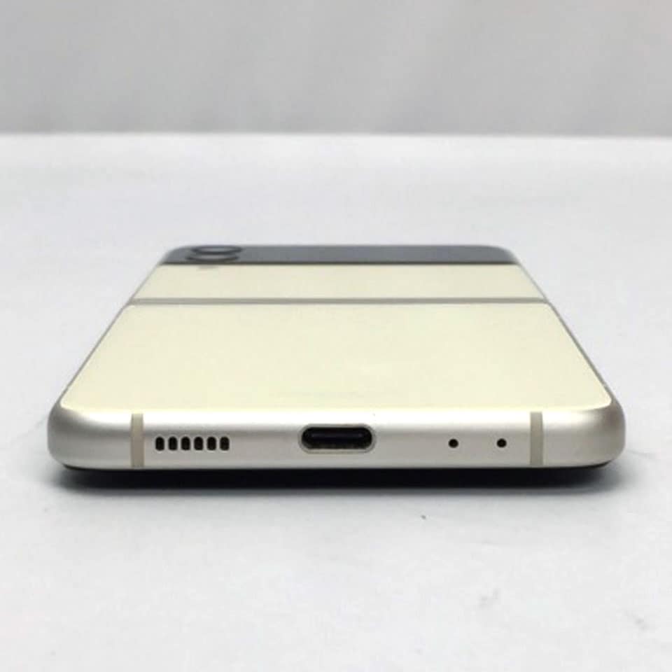 SIMフリー Galaxy Z Flip3 5G docomo クリーム SC-54B [中古] [Android