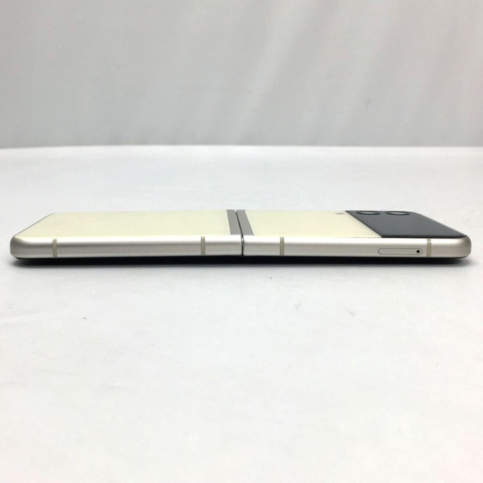 SIMフリー Galaxy Z Flip3 5G docomo クリーム SC-54B [中古] [Android