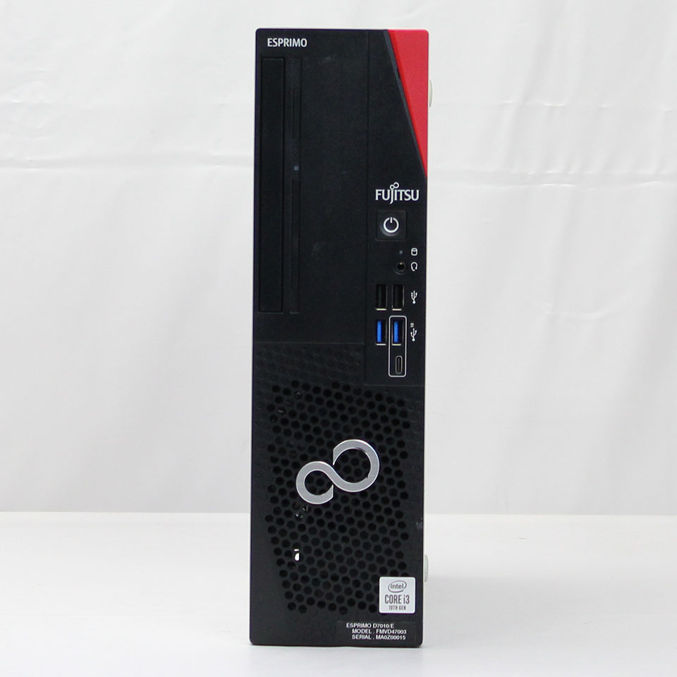 FUJITSU ESPRIMO D7010/E FMVD47003 [中古デスクトップ /Windows11 Pro /Core i3 10100 /メモリ：8GB /M.2：256GB][外装：Bランク 動作：Aランク][送料無料] 2枚目
