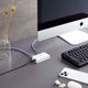 ELECOM [EHC-G05PA2-W] Gigabit 5ポート スイッチングハブ [コンパクト /軽量 /ACアダプター付属 /壁掛け設置対応 /静音ファンレス /省電力] 