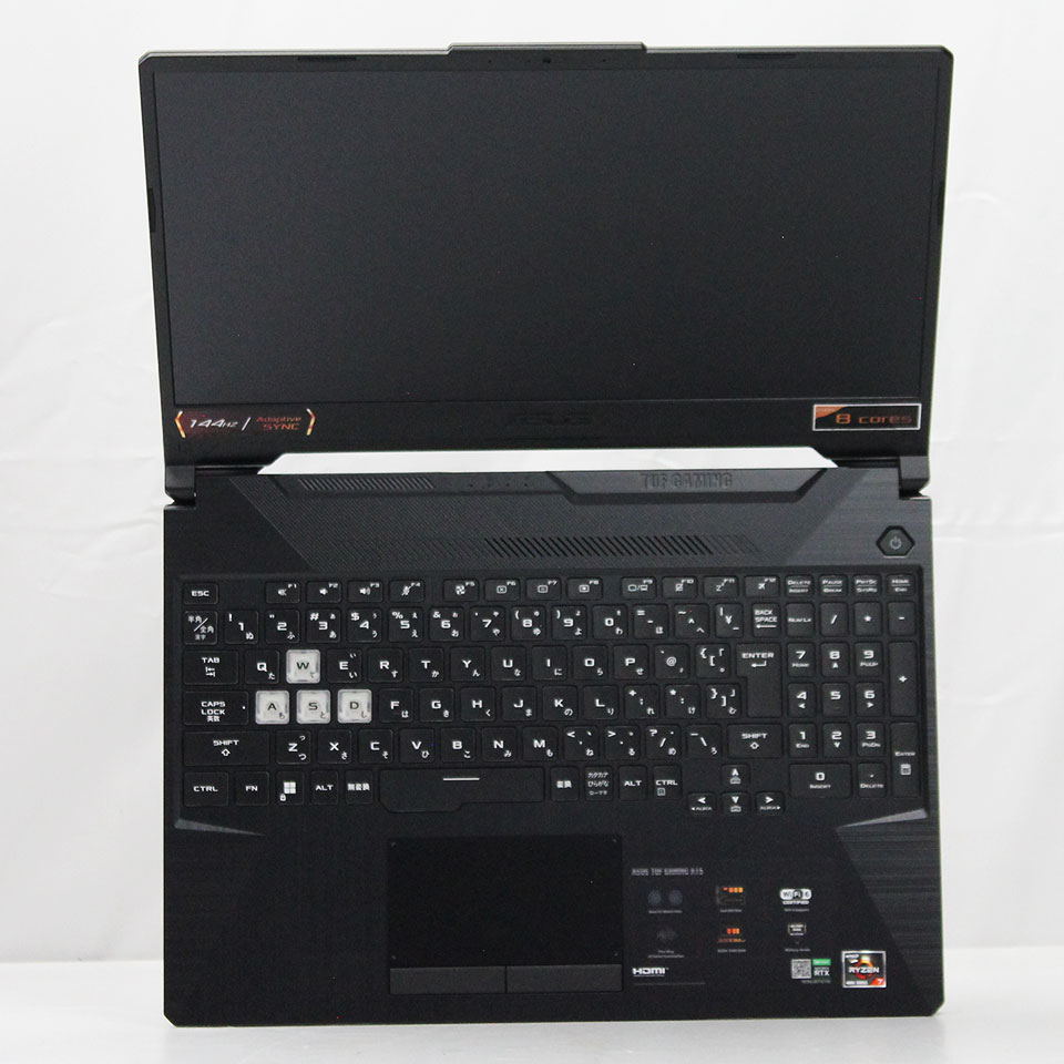 ASUS ASUS TUF Gaming A15 FA506IC FA506ICB-R7R3050W11Y2 [HAH08025][中古ノートパソコン /15.6型 /解像度：1920 x 1080 /144Hz /Windows11 Home /AMD Ryzen 7 4800H /メモリ：16GB /M.2：512GB][画面：Aランク 外装：Aランク 動作：Aランク][送料無料] 5枚目