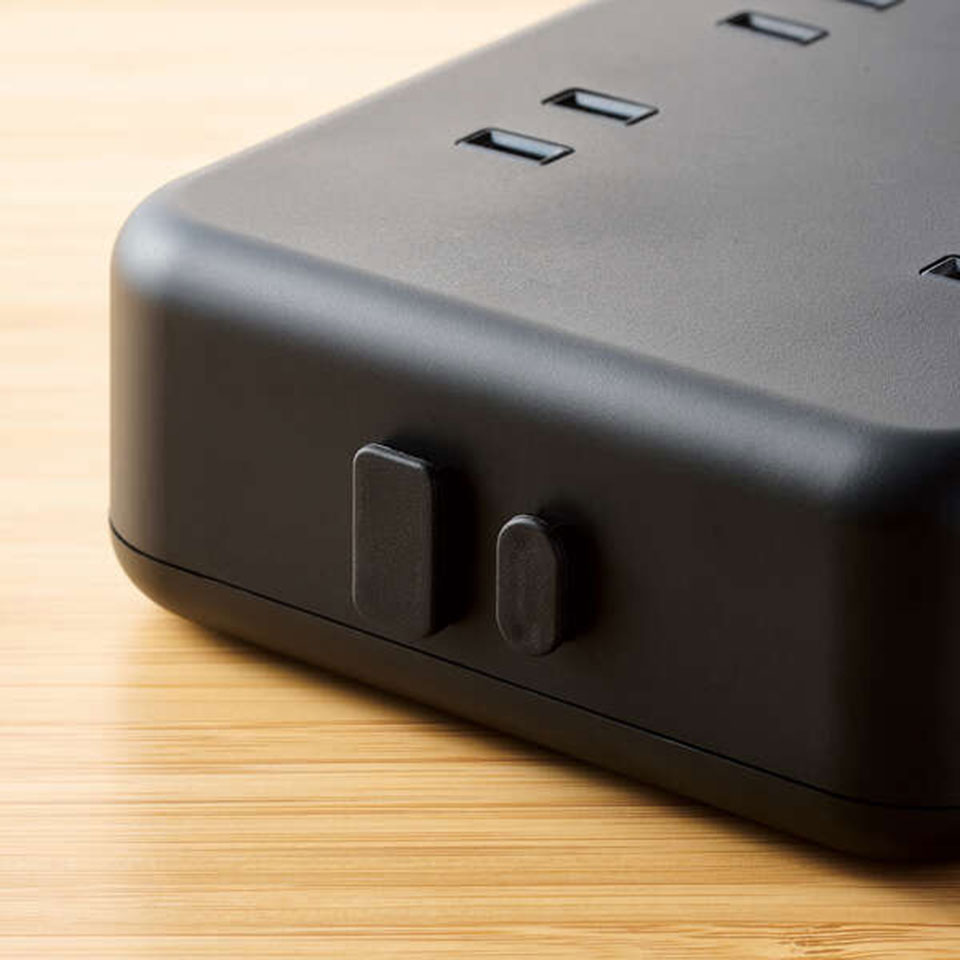 ELECOM [T-U04-4220BK] 20W対応USB付きACタップ 2m [AC差込口x4 /USB-Ax1 /USB Type-Cx1] 12枚目