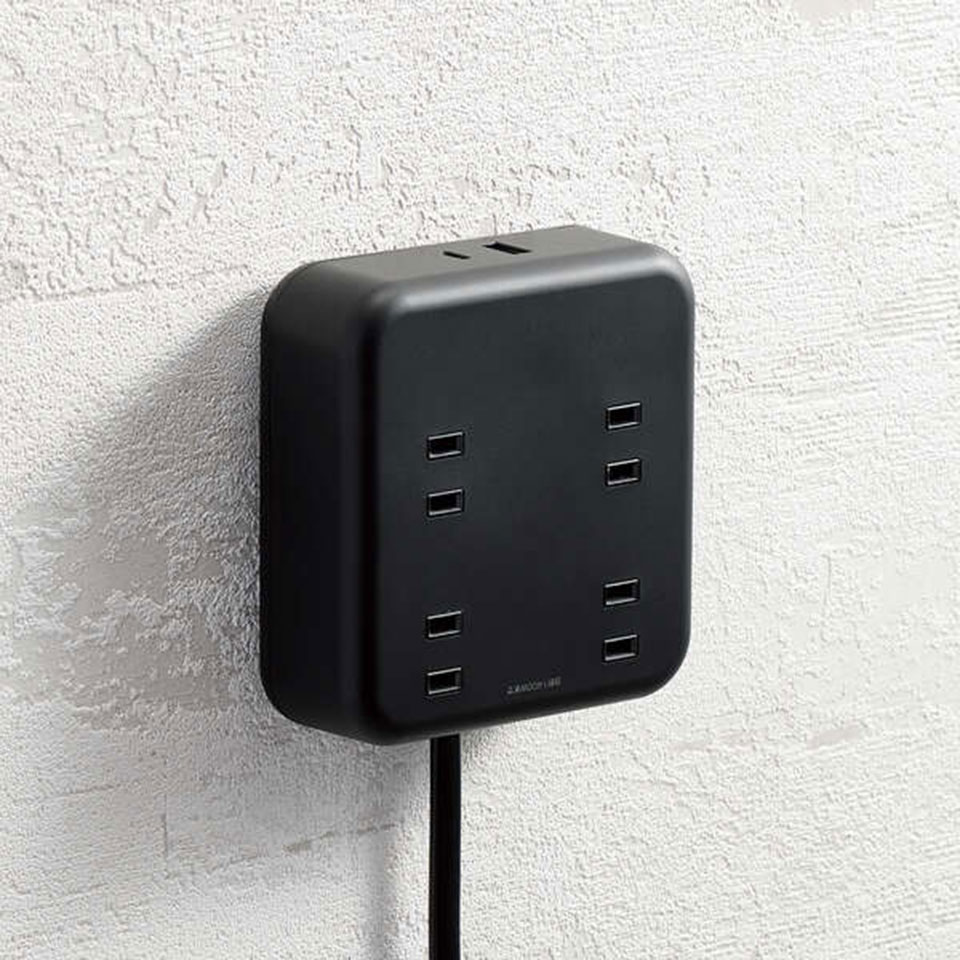 ELECOM [T-U04-4220BK] 20W対応USB付きACタップ 2m [AC差込口x4 /USB-Ax1 /USB Type-Cx1] 16枚目
