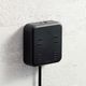ELECOM [T-U04-4220BK] 20W対応USB付きACタップ 2m [AC差込口x4 /USB-Ax1 /USB Type-Cx1]