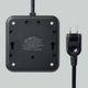ELECOM [T-U04-4220BK] 20W対応USB付きACタップ 2m [AC差込口x4 /USB-Ax1 /USB Type-Cx1]