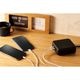 ELECOM [T-U04-4220BK] 20W対応USB付きACタップ 2m [AC差込口x4 /USB-Ax1 /USB Type-Cx1]