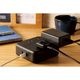 ELECOM [T-U04-4220BK] 20W対応USB付きACタップ 2m [AC差込口x4 /USB-Ax1 /USB Type-Cx1]