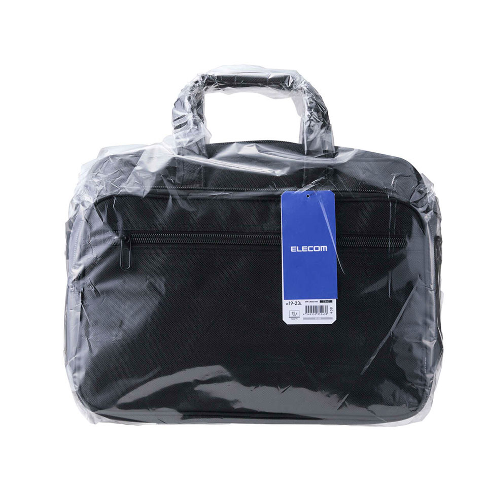 ELECOM [BM-CBEX01BK] マチ拡張 ビジネスバッグ [出張 /15.6inch /23L /ブラック] 2枚目